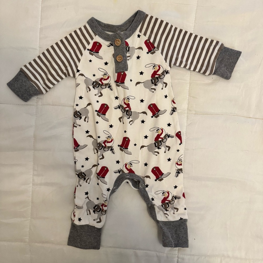 Cowboy Christmas Onesie